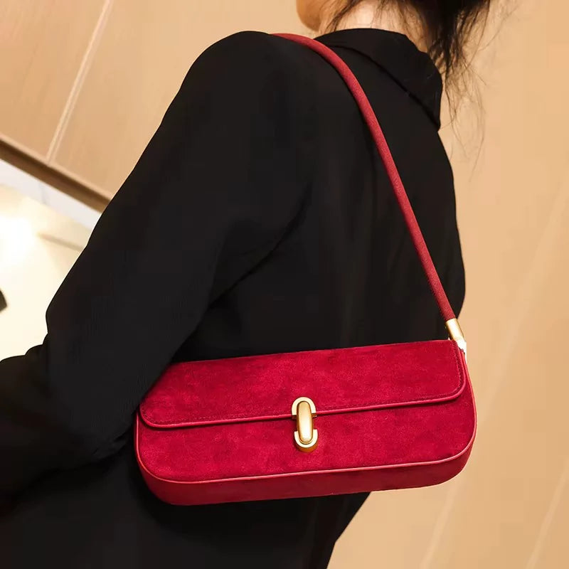 Bolsa Baguete de Ombro Feminina; Bolsas Femininas de Ombro
