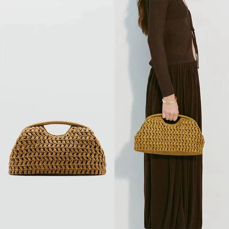 Bolsa Clutch; Mão; Elegante