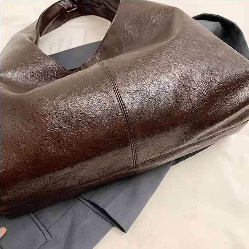 Bolsa hobo grande de ombro para uso casual e elegante, dia a dia, ideal para o trabalho