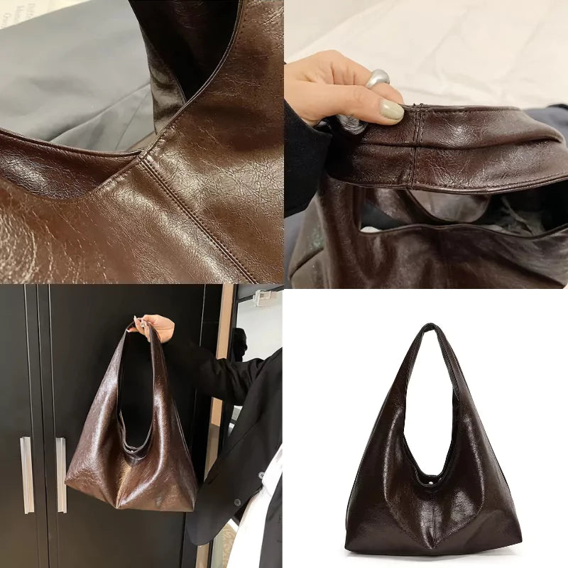 Bolsa hobo grande de ombro para uso casual e elegante, dia a dia, ideal para o trabalho
