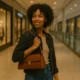 Bolsa Baguete Feminina Marron